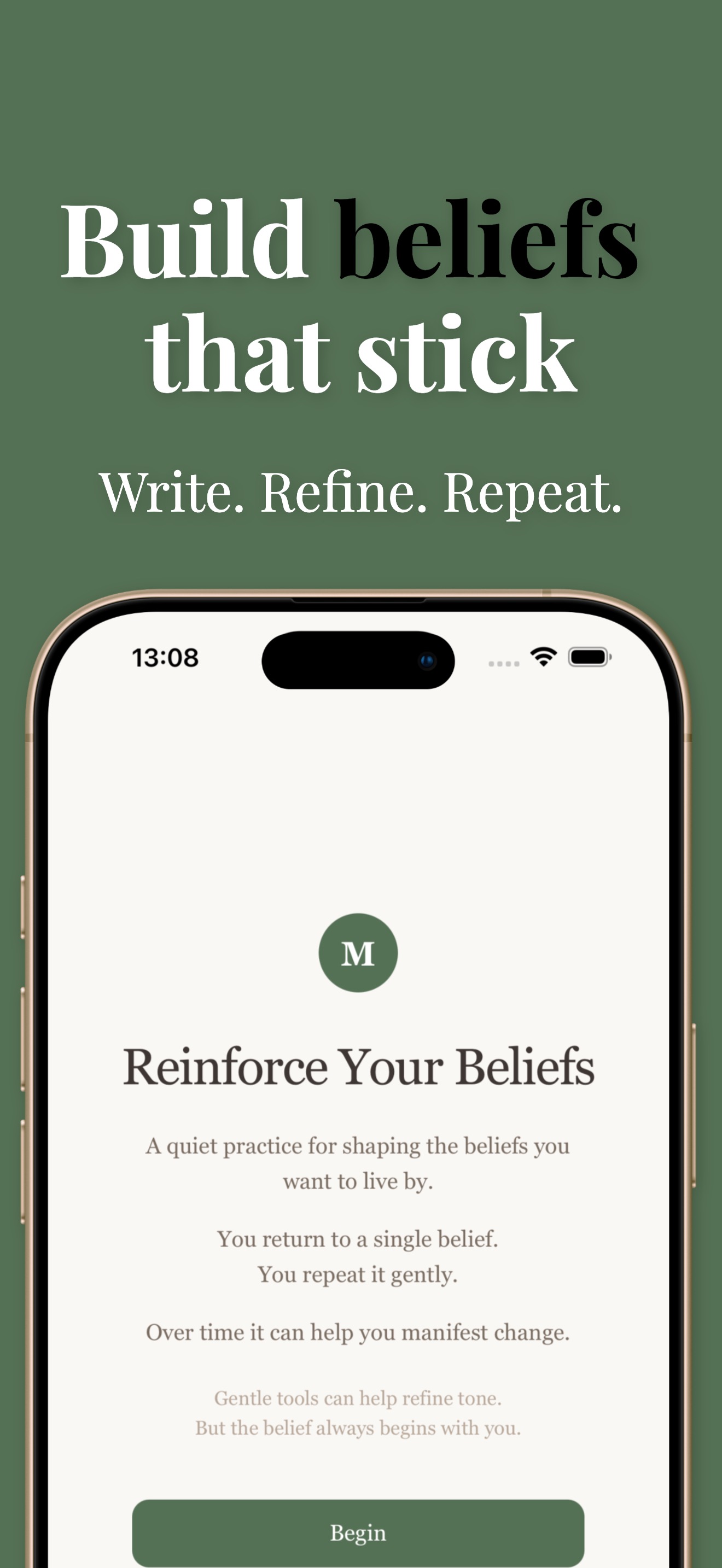 Build beliefs that stick
